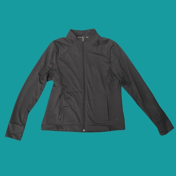 Puma Black Zip-Up Performance Jacket – Size M | Stretch & Lightweight - Picture 2 of 10